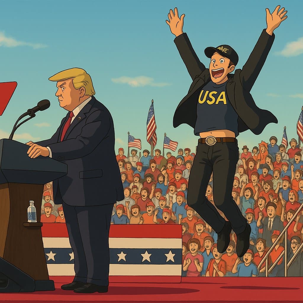 Studio Ghibli AI generated artwork: A spirited garden sanctuary with magical plants and creatures